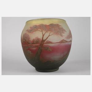 Große Ätzglasvase Arsall