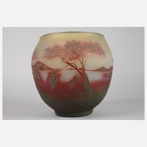 Große Ätzglasvase Arsall