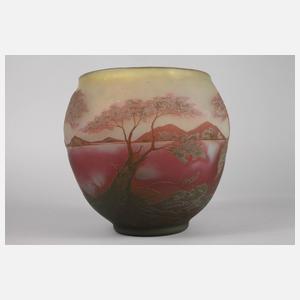 Große Ätzglasvase Arsall