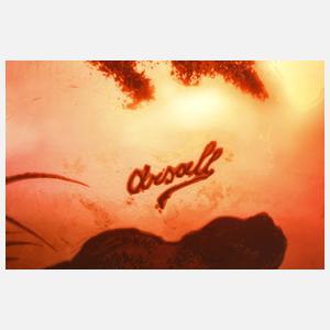 Große Ätzglasvase Arsall