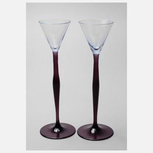 Paar Likörgläser Jugendstil