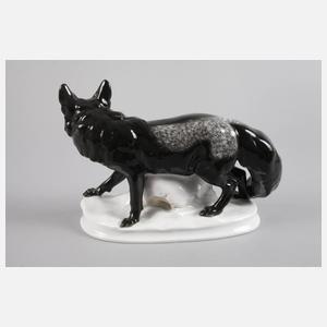 Meissen ”Silberfuchs, stehend”
