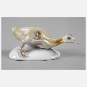 Meissen ”Junge Ente, Hals gestreckt”