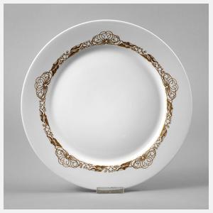 Meissen Speiseteller ”Goldbordüre”