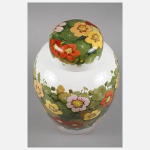 Nymphenburg große Deckelvase