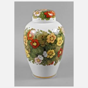 Nymphenburg große Deckelvase