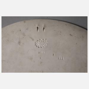 Pietzner & Co. Wien Wandteller Pâte sur Pâte