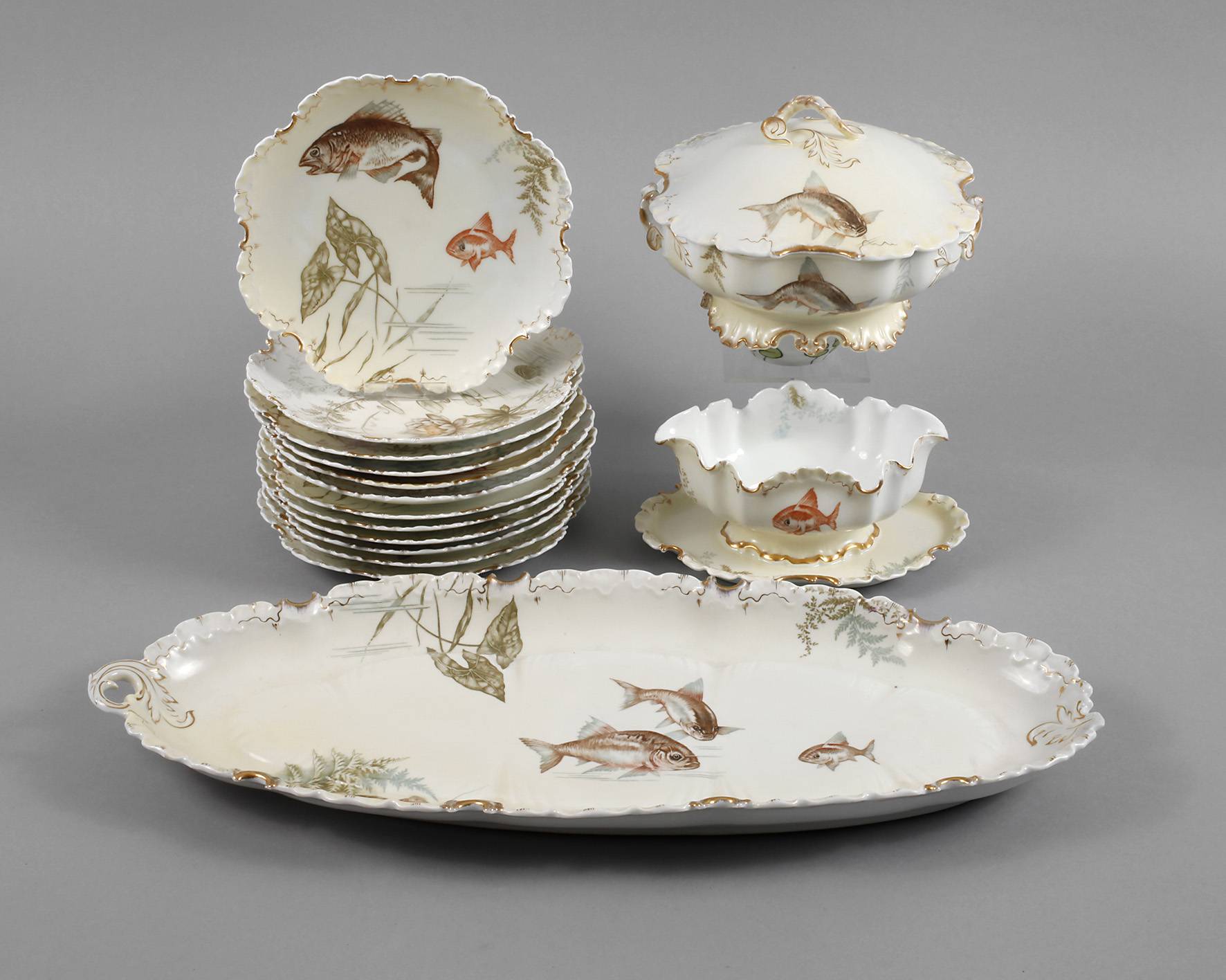 Rosenthal Fischservice Jugendstil