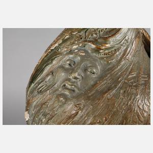 Übergroße Bodenvase Jugendstil