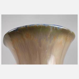 Bunzlau große Vase Laufglasur