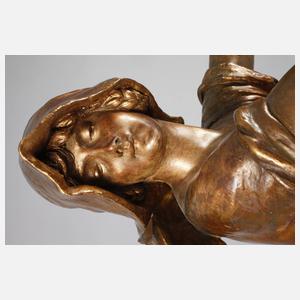 Goldscheider Wien Figur ”Die Ernte”