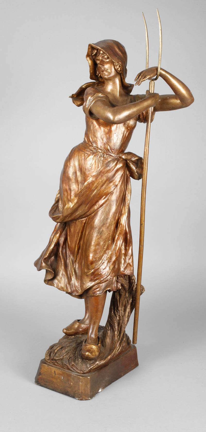 Goldscheider Wien Figur ”Die Ernte”