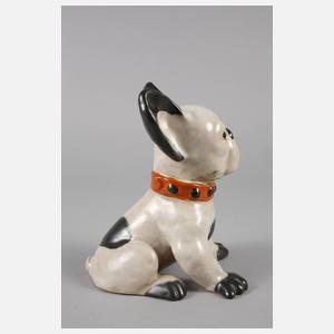 Goldscheider Wien französische Bulldogge