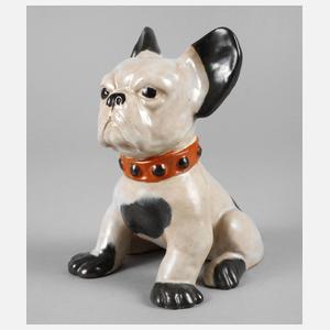 Goldscheider Wien französische Bulldogge