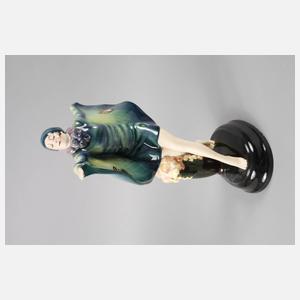 Goldscheider Wien Tänzerin ”Gefangener Vogel”