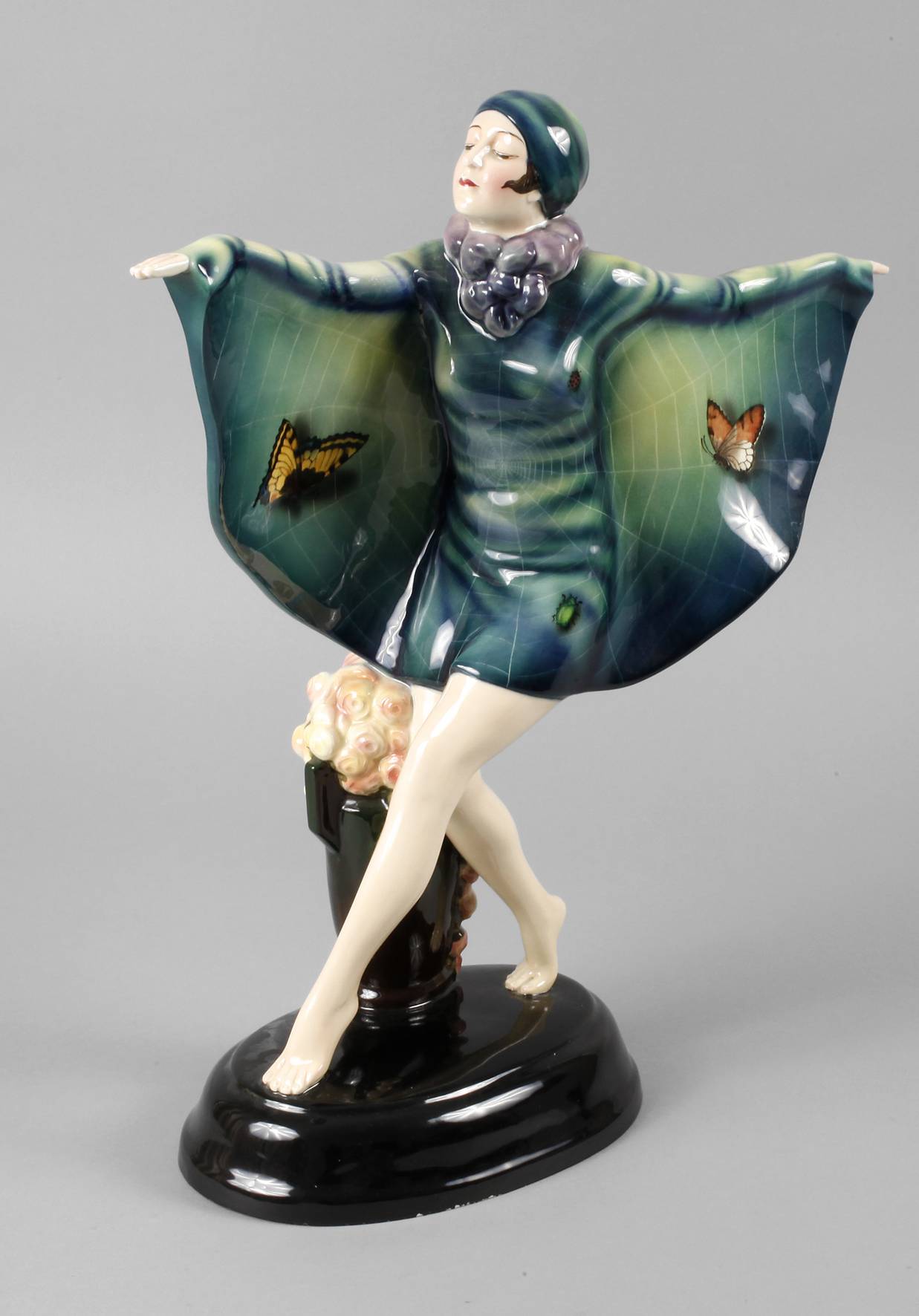 Goldscheider Wien Tänzerin ”Gefangener Vogel”