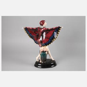 Goldscheider Wien Tänzerin ”Gefangener Vogel”