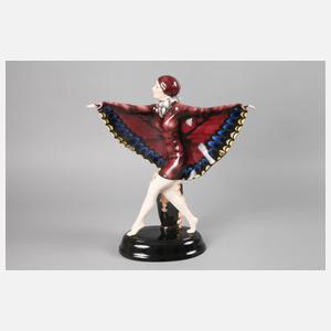 Goldscheider Wien Tänzerin ”Gefangener Vogel”