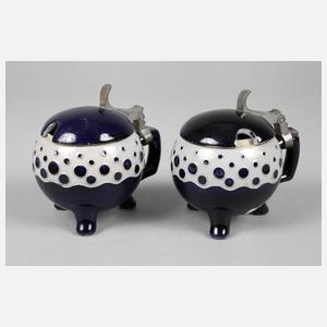 Richard Riemerschmid zwei Senfnäpfe