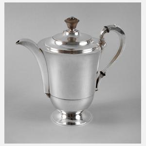 Silber Kaffeekanne Art déco