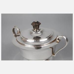 Silber Zucker- & Sahneset Art déco