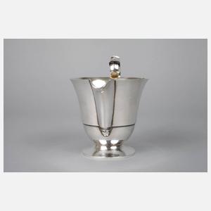 Silber Zucker- & Sahneset Art déco