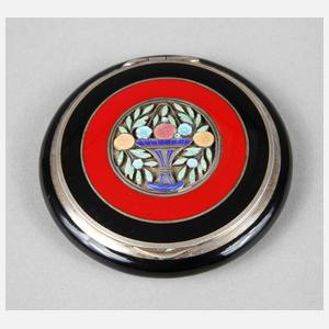 Feine Puderdose Silber