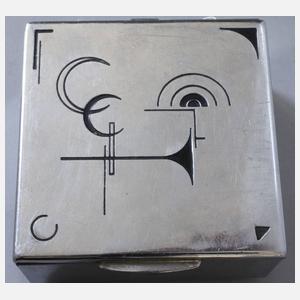 Zigarettendose Bauhausdekor