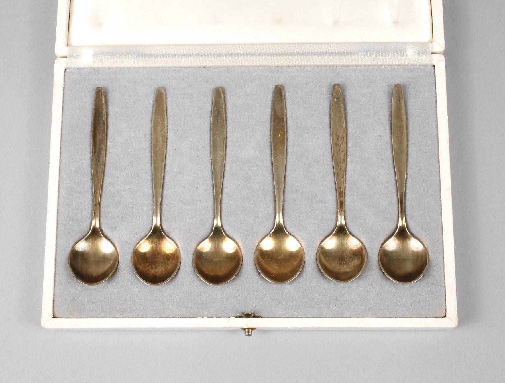 Georg Jensen sechs Mokkalöffel