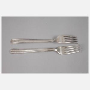 Sechs Speisegabeln Otto Prutscher