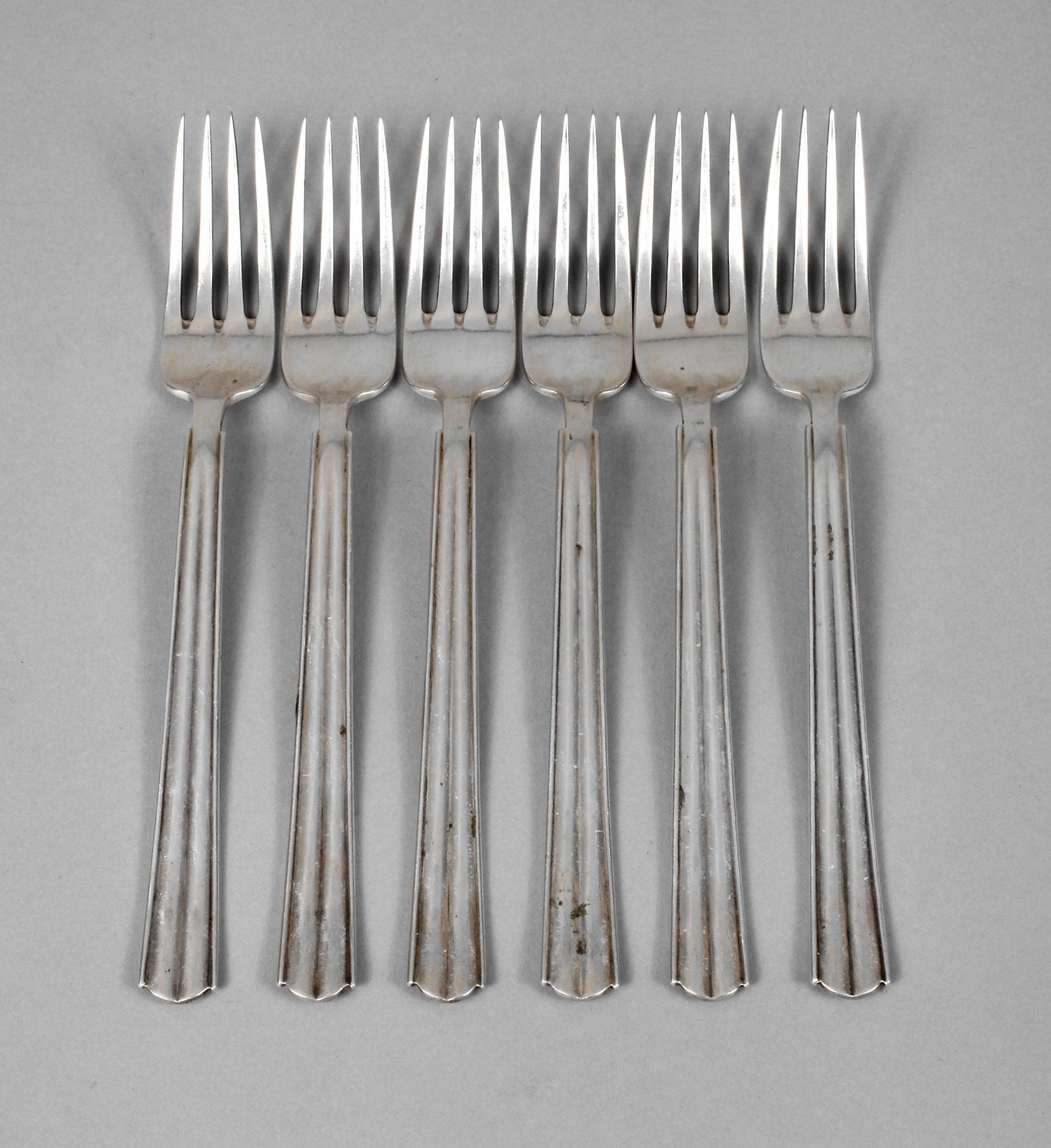Sechs Speisegabeln Otto Prutscher