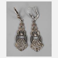 Paar Ohrhänger mit Markasitbesatz111