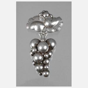 Georg Jensen Weintraubenbrosche Harald Nielsen