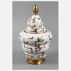 Willy Gossler Deckelvase Art déco