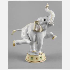 Nymphenburg ”Elefant auf Trommel”