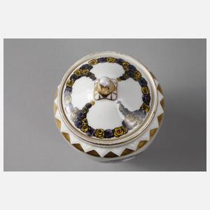 Tettau Deckeldose Art déco