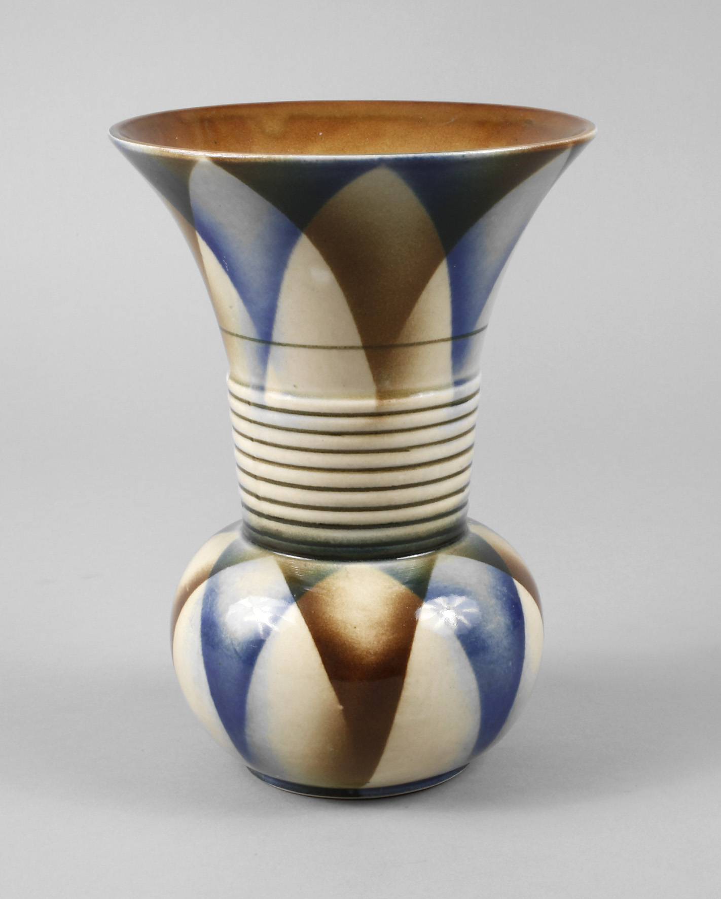 Art déco-Vase Spritzdekor