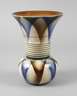 Art déco-Vase Spritzdekor