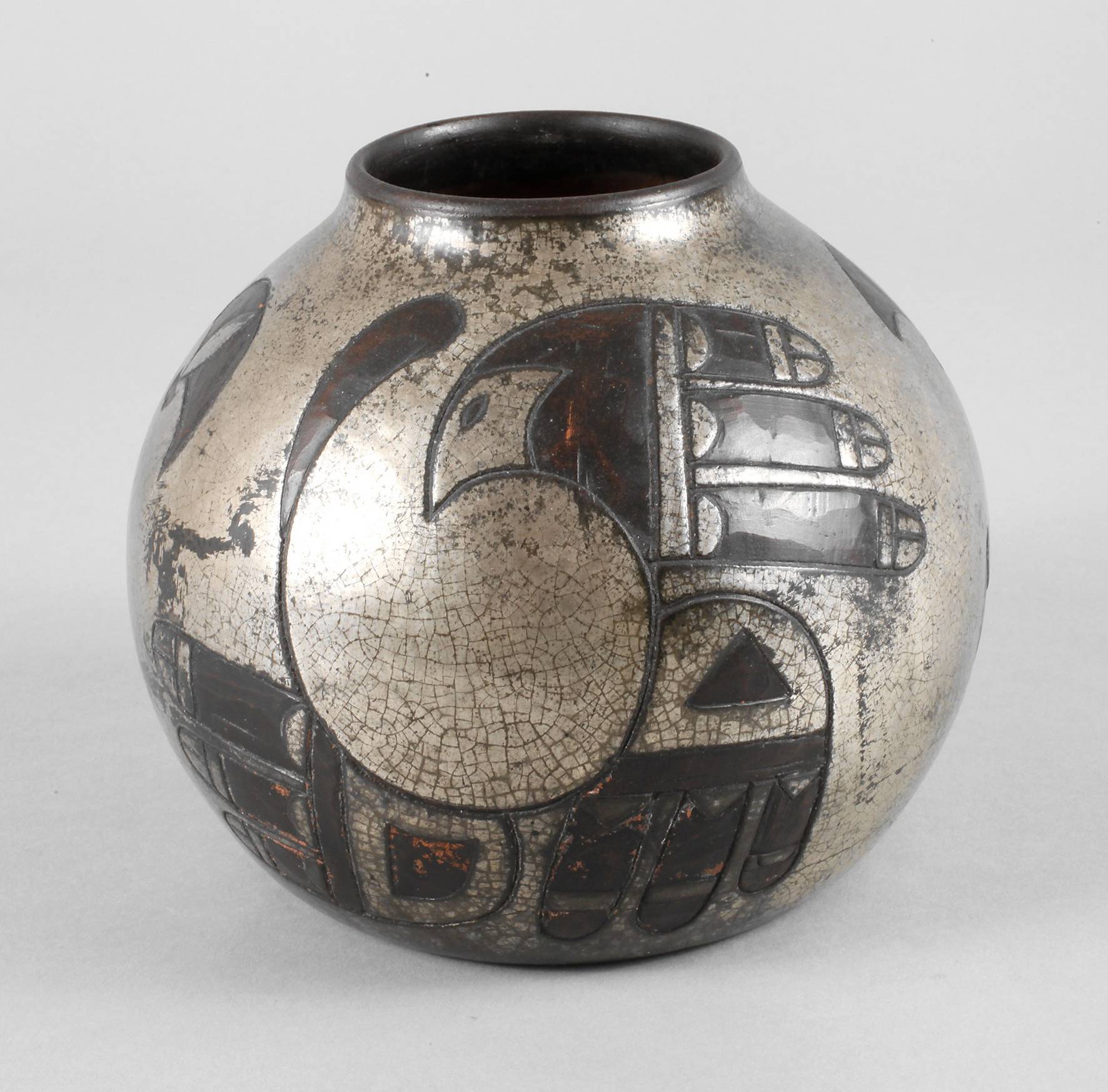 Frankreich Keramikvase Art déco