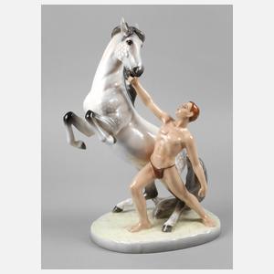 Goldscheider Wien ”Rossbändiger”