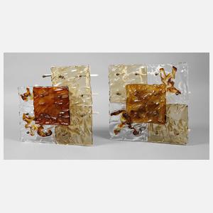 Zwei Wandlampen Design