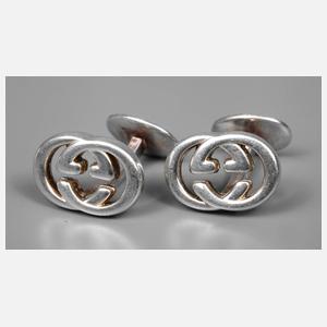 Gucci Paar Manschettenknöpfe