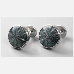 Paar Manschettenknöpfe Mont Blanc