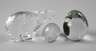 Drei Tiere als Paperweights