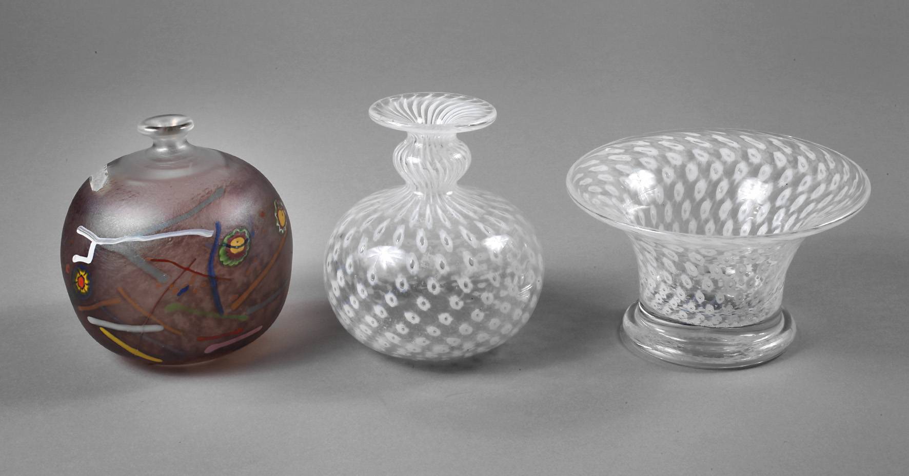 Drei Vasen Kosta Boda