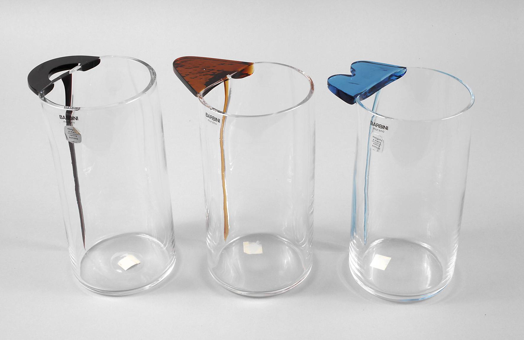 Murano drei Künstlervasen Alfredo Barbini