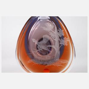 Zwei Vasen Moser Karlsbad