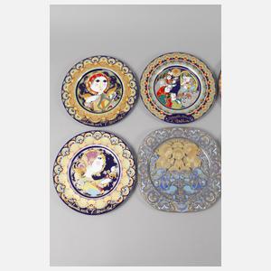 Rosenthal zehn Weihnachtsteller