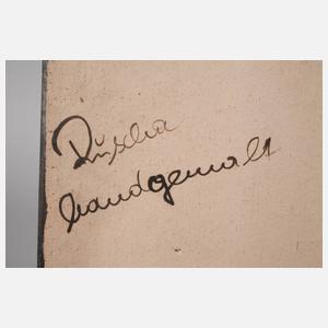 Große Keramikplatte Ruscha