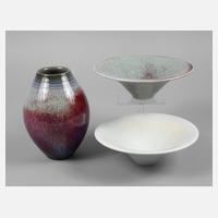 Wendelin Stahl vier Keramikobjekte111